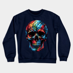 colorfull skull Crewneck Sweatshirt